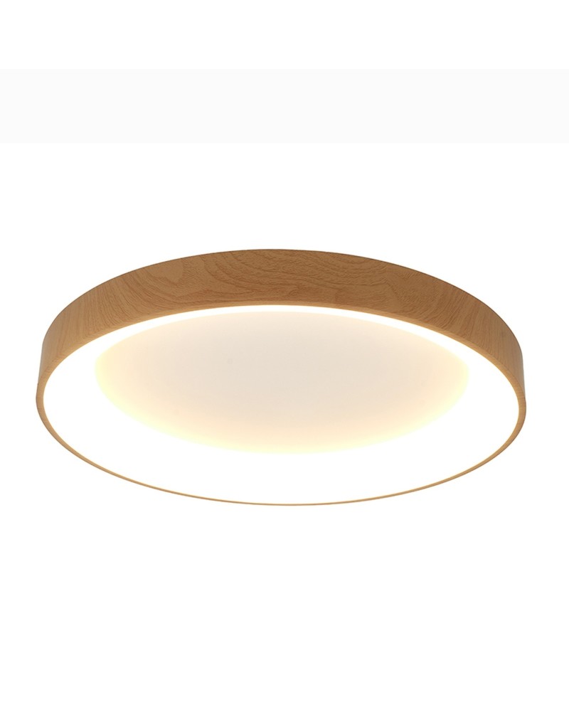 ***OFER/DES*** NISEKO * PLAFÓN REDONDO LED 65 CM - 3000K - MADERA